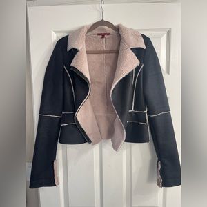 Suede Faux Fur Women’s coat